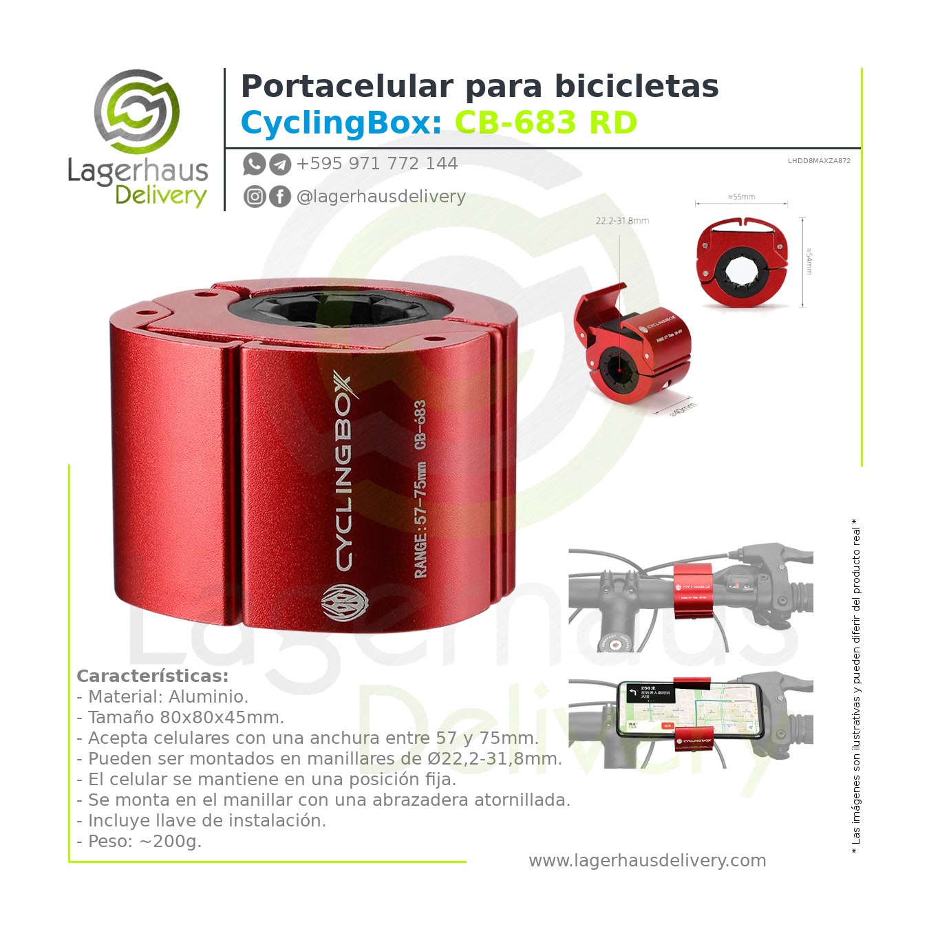 Porta Celular Bicicleta Tactil Touch DM Bike Con Alforjas 4 Bolsillos